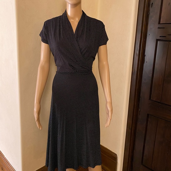 NWT CCK Style black and white polka dot dress, size S - Picture 1 of 5